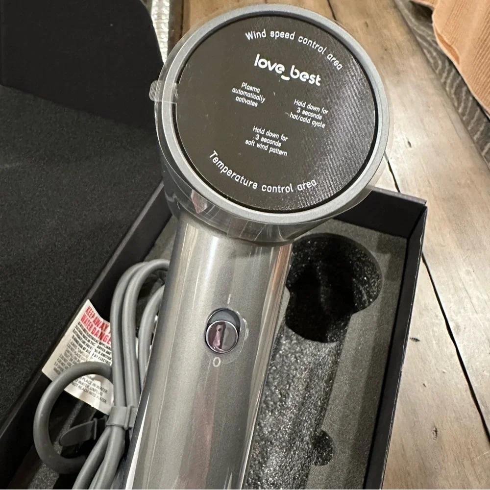 Plasma High-Speed 1400W‎ Hair Dryer with Magnetic Nozzle and Diffuser it#006